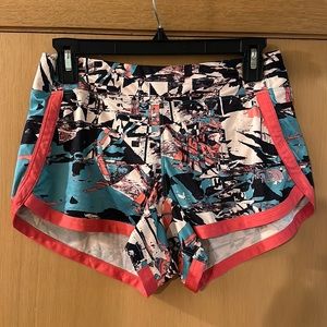 The North Face Women’s FlashDry Activewear Athletic Shorts Coral Blue Size Small